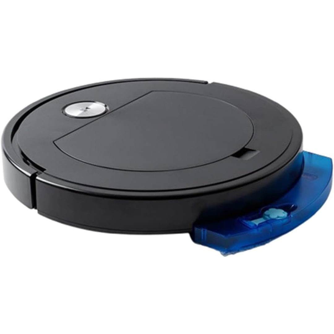 Ensemble robot et base de lavage alliant une aspiration annoncee de 1800 Pa et une commande a distance