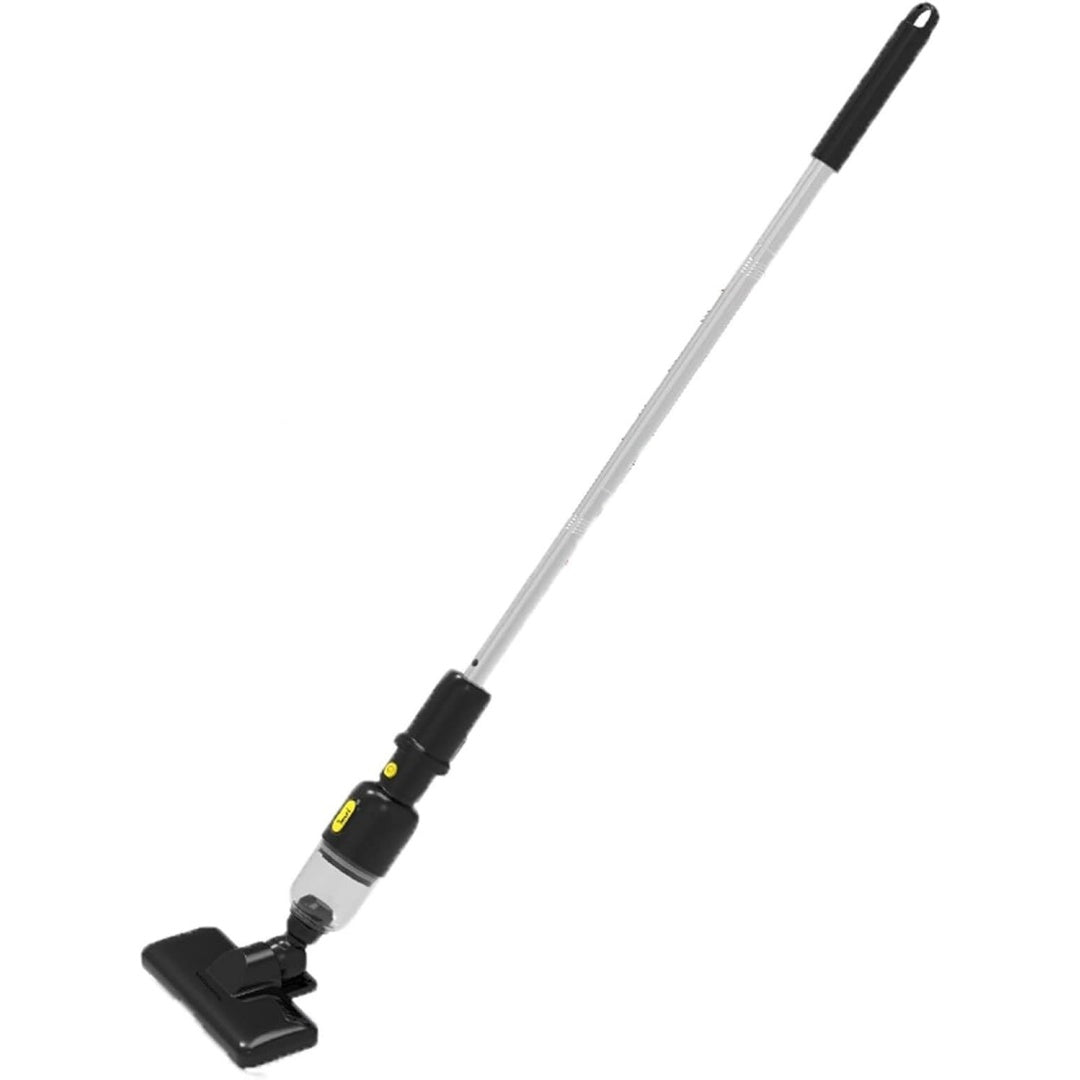 Cet aspirateur pour liquides et poussieres associe le nettoyage des bords et une utilisation sans fil