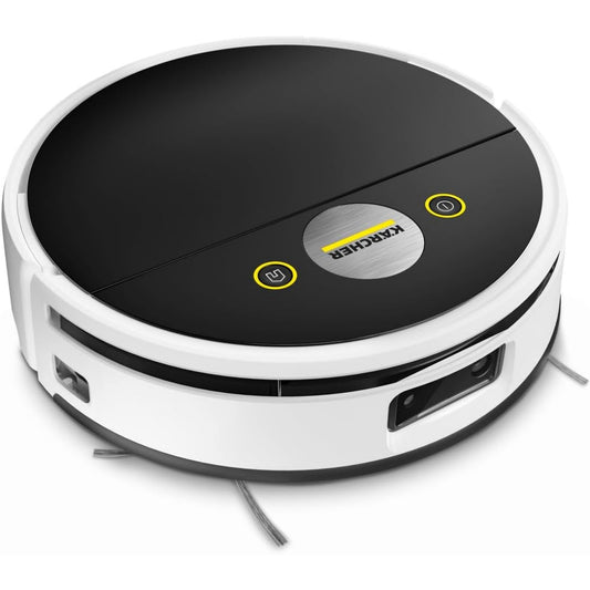 Robot aspirant autonome alliant une navigation laser et l'entretien des tapis