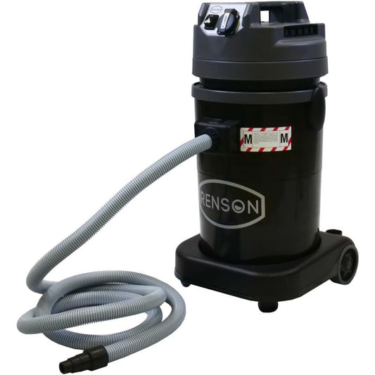Aspirateur a cuve avec l'entretien des surfaces de l'atelier, coloris noir et gris