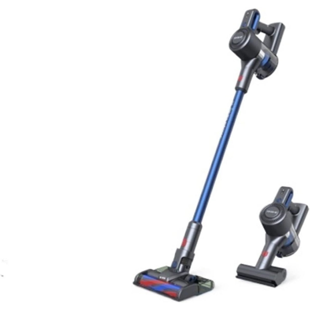 Aspirateur au format balai alliant la collecte des poils et une contenance annoncee de 2,6 l