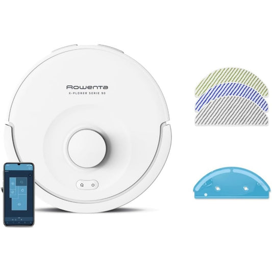 Aspirateur robotise associant le nettoyage automatise des sols et la collecte de la poussiere