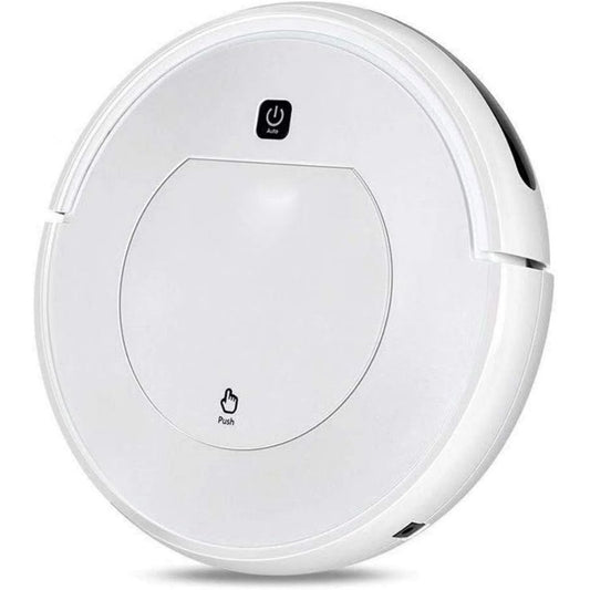 Robot de nettoyage des sols, coloris blanc, avec la collecte de la poussiere