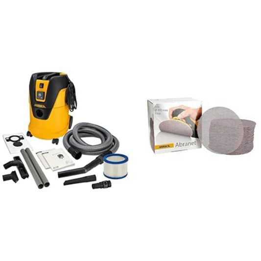 Aspirateur eau et poussiere avec une prise en main par poignee