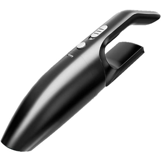 Aspirateur a main associant un format compact au coloris noir et gris