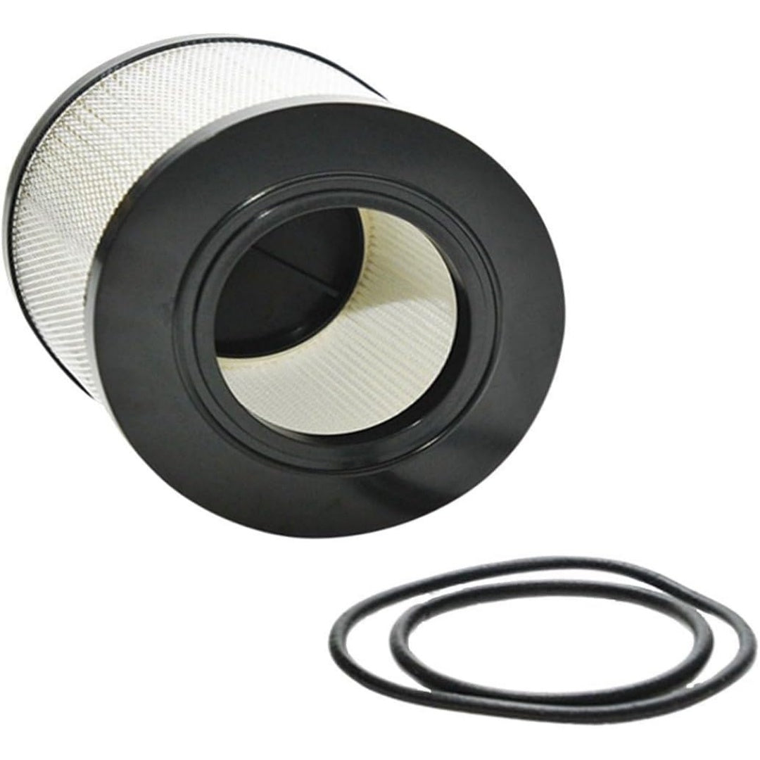 Filtre de rechange associant retention de la poussiere au coloris noir et gris