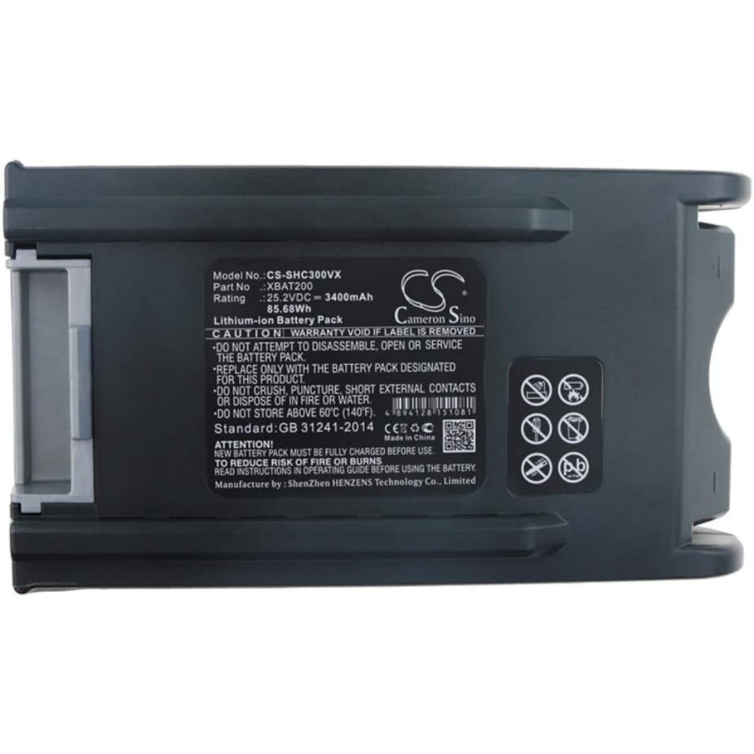 Ce bloc batterie rechargeable associe une tension annoncee de 25.2 V et le remplacement de la batterie