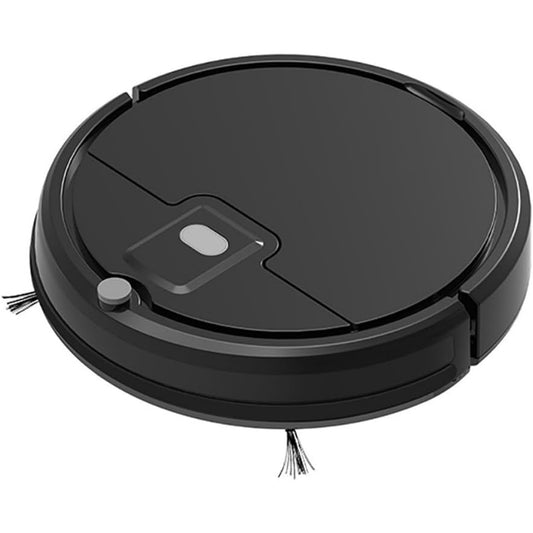 Robot de nettoyage des sols associant la collecte des poils au coloris gris et noir