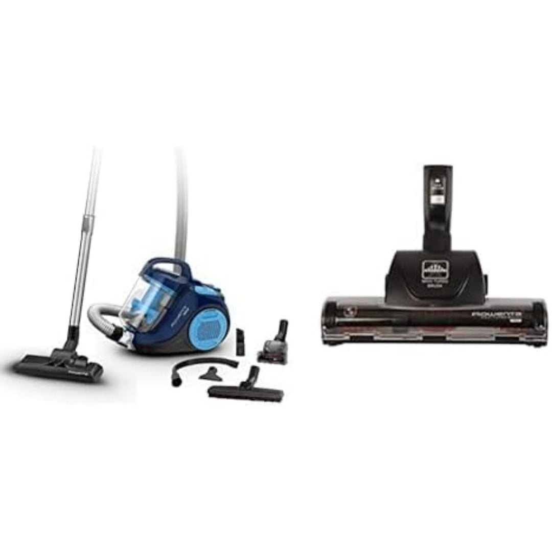 Aspirateur de sol sur roues associant la collecte de la poussiere et l'entretien des tapis