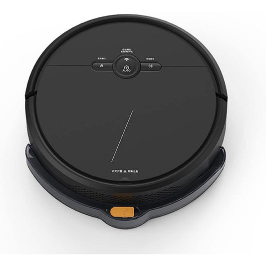 Robot aspirant autonome integrant une commande a distance et le nettoyage automatise des sols