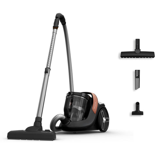 Aspirateur traineau avec l'entretien des sols, coloris noir et blanc
