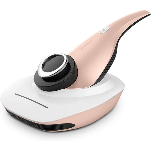 Aspirateur a main associant une contenance annoncee de 0,5 l et le nettoyage des tissus