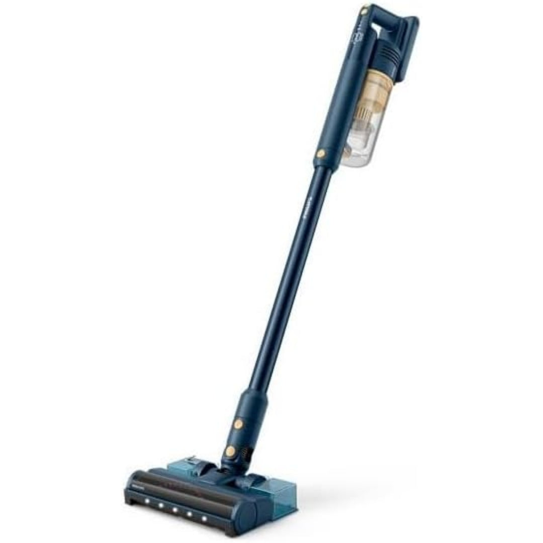 Aspirateur a main avec une surface en microfibre et la collecte des petits dechets