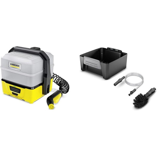 Nettoyeur haute pression avec le lavage sous pression et un format compact