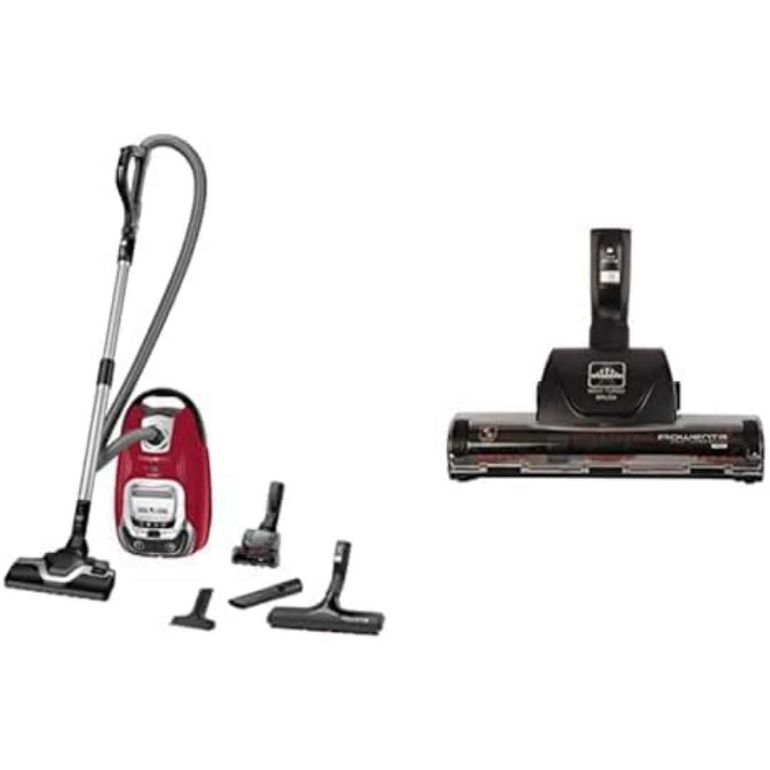 Aspirateur de sol sur roues associant une contenance annoncee de 4,5 l et une puissance annoncee de 400 W