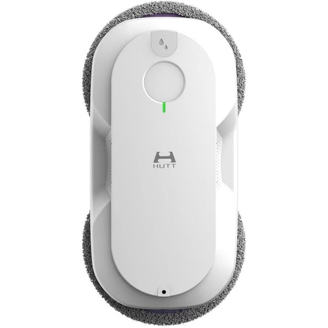 Robot pour surfaces vitrees alliant le nettoyage des bords et une commande a distance