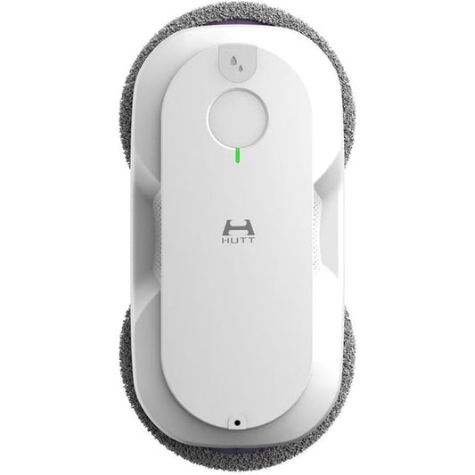 Robot pour surfaces vitrees alliant le nettoyage des bords et une commande a distance
