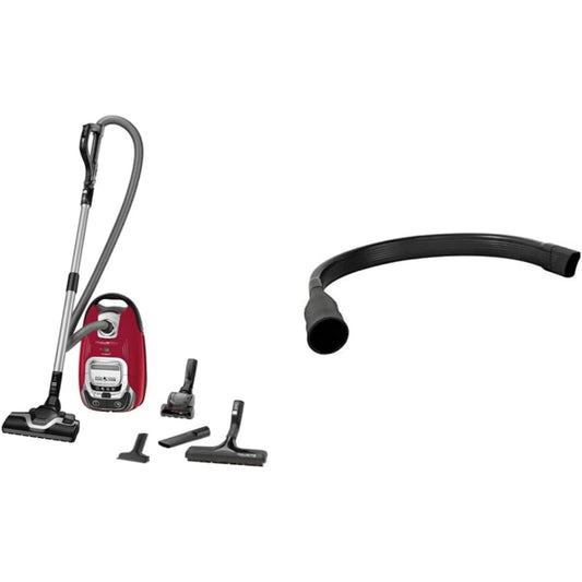 Aspirateur au format traineau alliant la collecte avec sac et la collecte de la poussiere