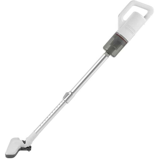 Aspirateur eau et poussiere, coloris blanc et gris, avec une utilisation sans fil