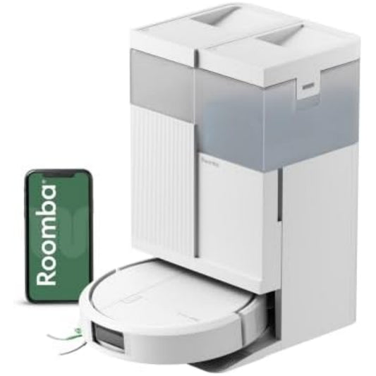 Ensemble robot et station de lavage associant une cartographie des pieces et le nettoyage des bords