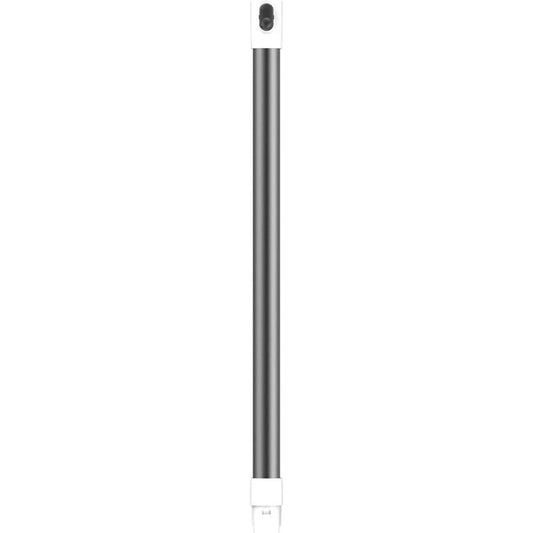 Tube d'aspiration avec le passage des poussieres aspirees, coloris gris