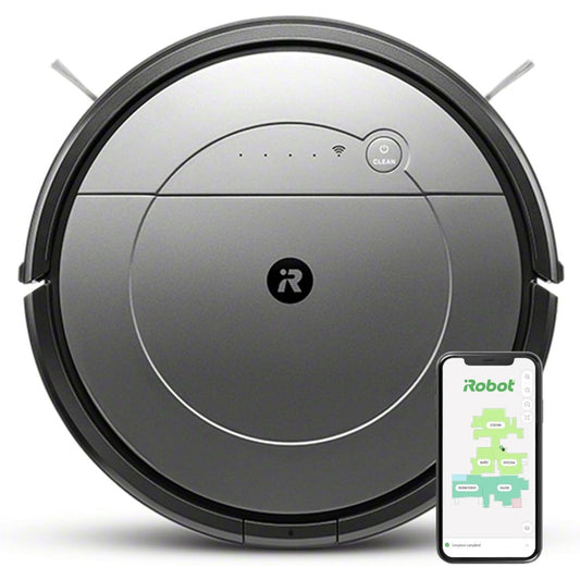 Ce robot aspirant autonome associe la collecte de la poussiere et l'entretien des sols durs