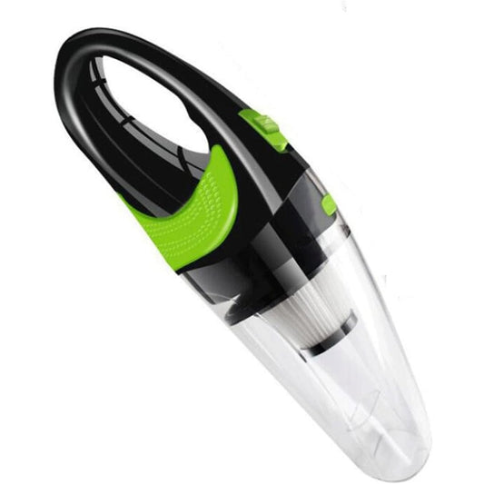 Aspirateur a main, coloris noir et blanc, avec une utilisation sans fil