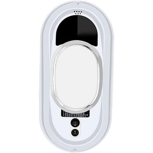 Robot pour surfaces vitrees associant le nettoyage des surfaces vitrees et le deplacement sur la vitre