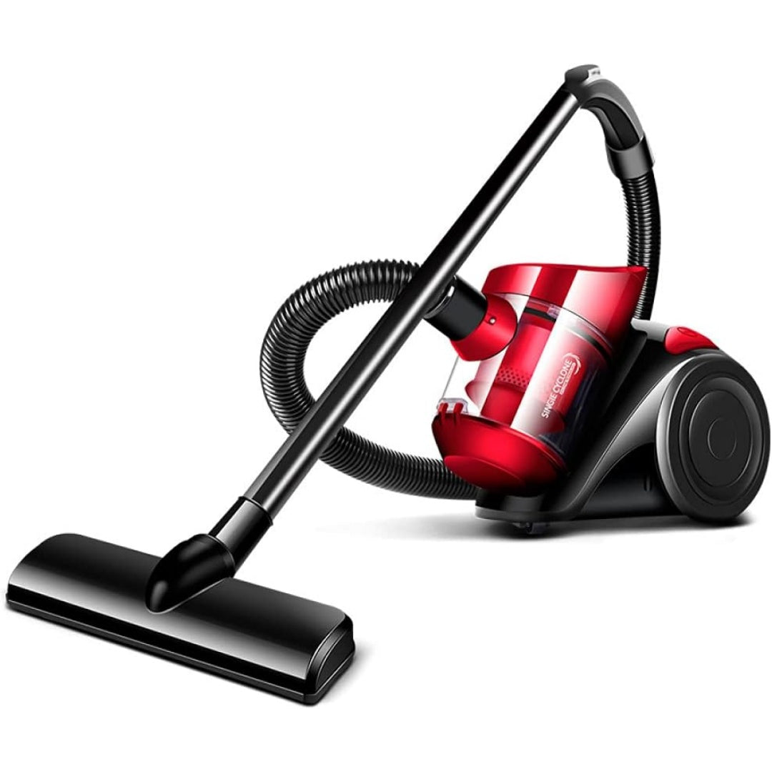 Aspirateur traineau avec une puissance annoncee de 1200 W, coloris rouge