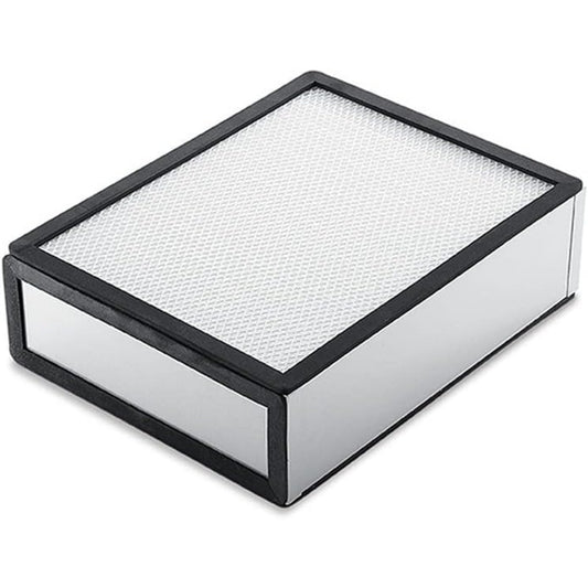 Element filtrant avec une filtration des particules fines, coloris blanc et gris