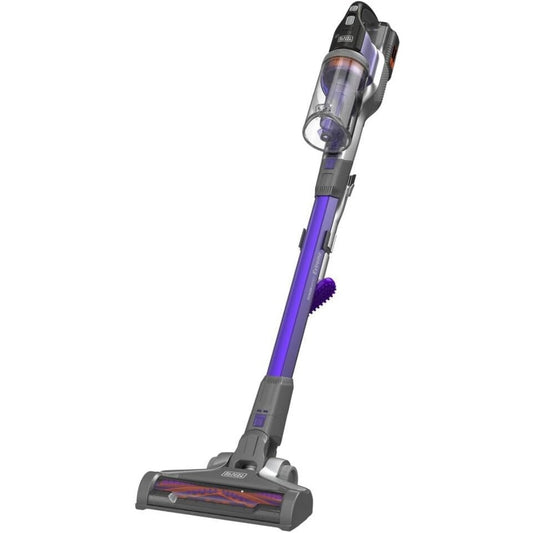 Cet aspirateur a main associe une puissance annoncee de 72 W et une tension annoncee de 36 V