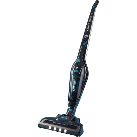 Aspirateur au format balai integrant un eclairage de la zone de travail et autonomie annoncee de 40 min