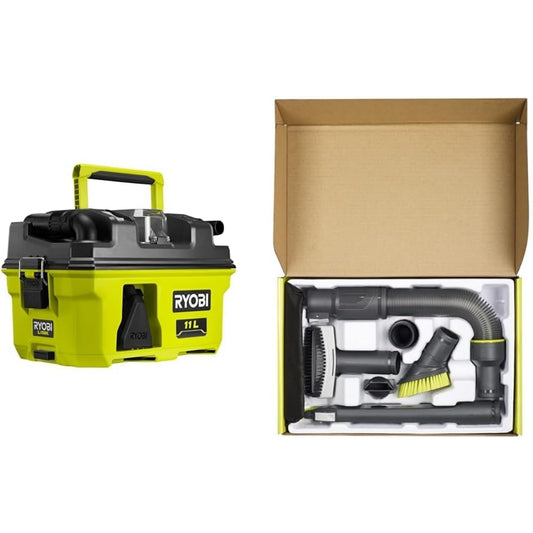 Cet aspirateur a cuve associe l'entretien des surfaces de l'atelier et un format compact