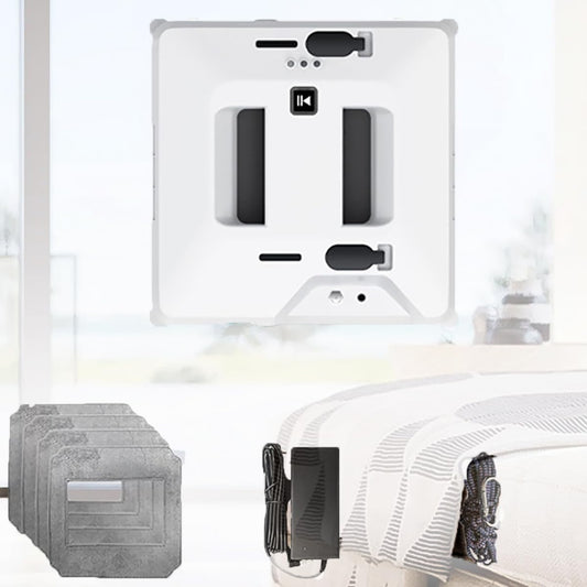 Ce robot nettoyeur de fenetres associe un reglage par application et le nettoyage des bords