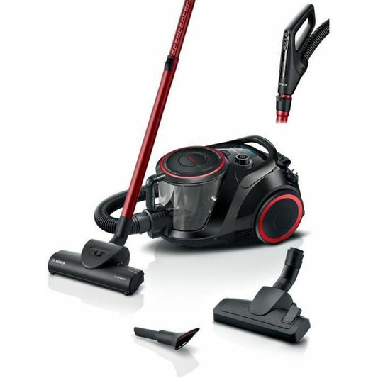 Aspirateur au format traineau avec la collecte sans sac, coloris noir et gris