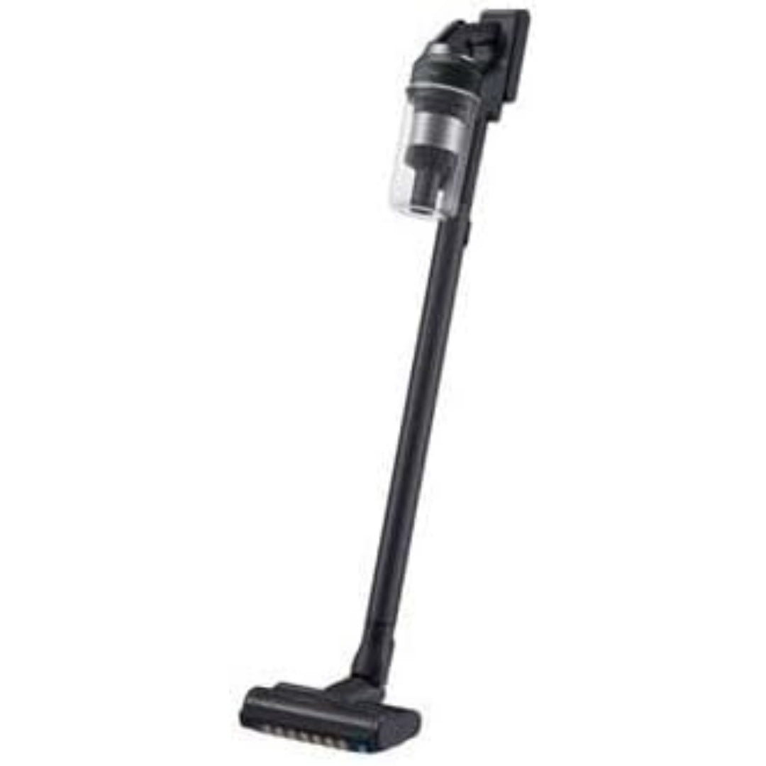 Aspirateur balai associant la collecte de la poussiere et l'entretien des sols