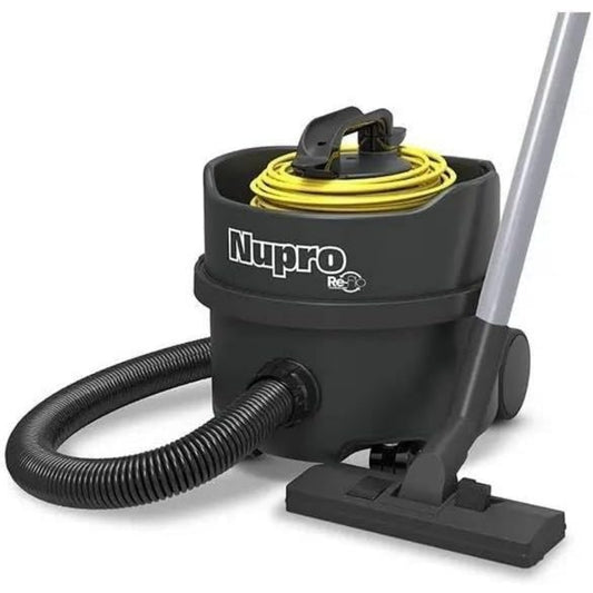 Aspirateur a cuve avec un format compact, coloris noir et gris